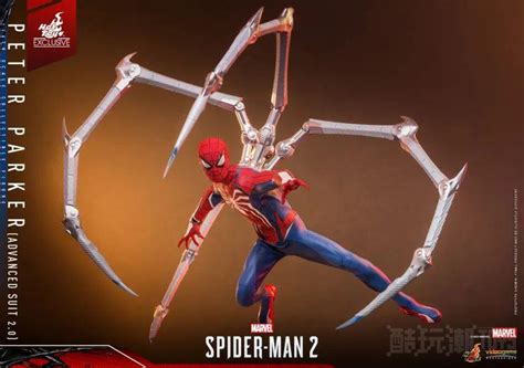 Hot Toys漫威蜘蛛侠 彼得帕克 高级战衣 比例收藏级人偶 配备银色机械爪更具魄力 酷玩潮CHAO