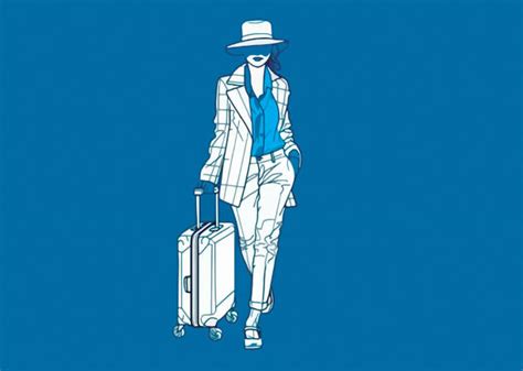 4100 Walking With Suitcase Stock Illustrations Royalty Free Vector