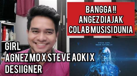 Guru Vocal Komentari AGNEZ MO X STEVE AOKI X DESIIGNER GIRL Reaction