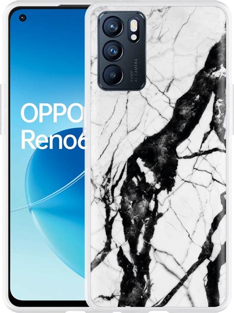 Oppo Reno6 5G Hoesje Marmer Design Designed By Cazy Bol