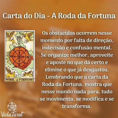 Carta Do Dia Roda Da Fortuna Tarot Online 🎡 Roda Da Fortuna