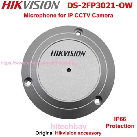 Hikvision Original Microphone DS 2FP3021 OW HiFi Pickup For IP Camera