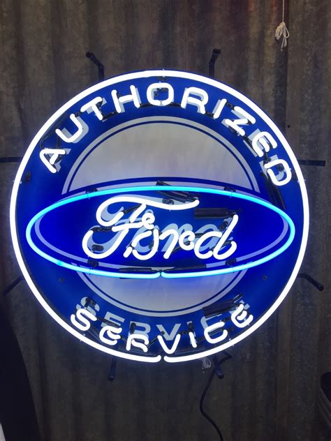 Ford Service 24 Neon Signs Mancave Madness