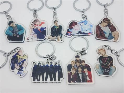 Kpop Bts Double Sided Acrylic Keychain Bts Keychains Bangtan V Etsy