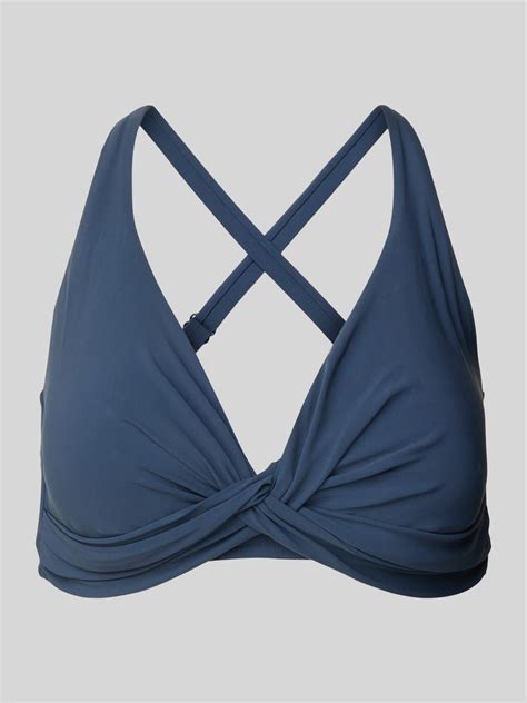 Barts Bikini Oberteil Mit Knoten Detail Marine Online Kaufen