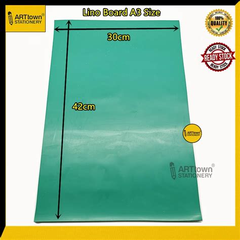 Lino Board For Carving Size A4 A3 Ready Stock Shopee Malaysia