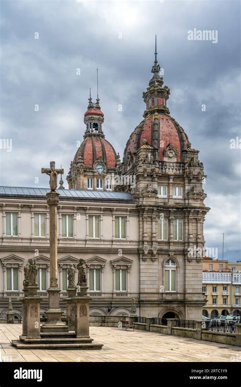 City Hall A Coruna Galicia Spain Stock Photo Alamy