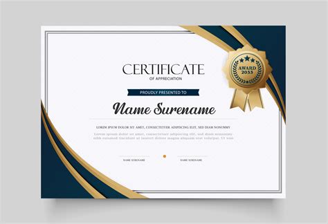 A Certificate Of Achievement Is A Proudly Presented Design Template