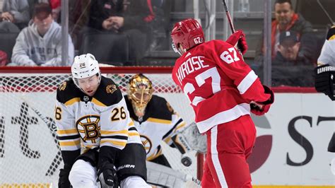 Bsj Game Report Red Wings 3 Bruins 1 B’s Fall Again To Worst Team In Nhl