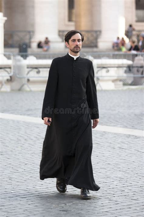 Priest Walking Vatican City Editorial Photo Image Of Alfresco