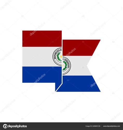 Paraguay Flags Icon Set Paraguay Independence Day Icon Set Vector Stock