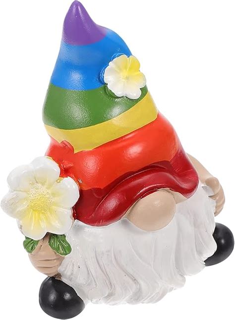 Amazon De Wrtgerht Regenbogenzwerg Gartenstatue Skandinavische Tomte