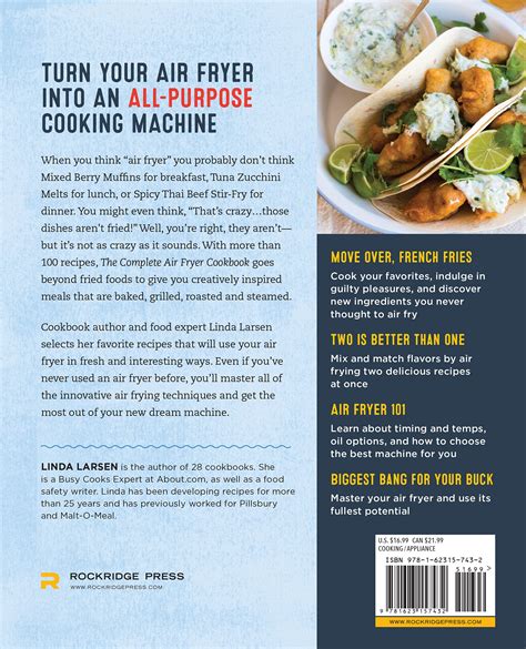 The Complete Air Fryer Cookbook By Linda Larsen Amazingly Easy