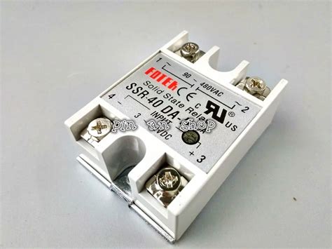 SSR 40 DA H DC AC Solid State Relay SSR 40A 3 32V DC / 90 480V AC -in ...