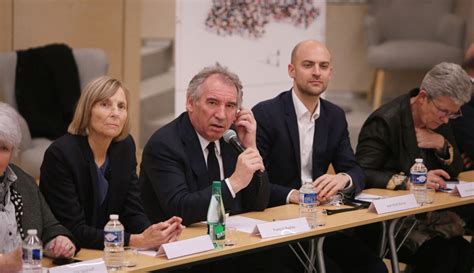 Photo Marielle de Sarnez François Bayrou réunit un bureau commun