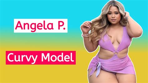 Angela P 🇺🇸 American Beautiful Curvy Model Plus Size Fashion Model Influencer