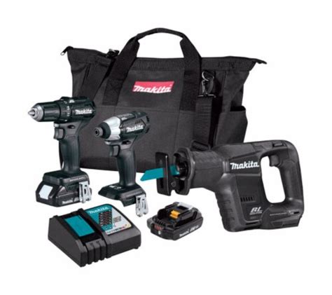 Makita LXT 18 volt Cordless Brushless 3 tool Drill, Impact Driver and ...