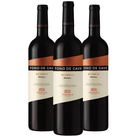 Vino Tinto Fond De Cave Reserva Malbec Trapiche Pack X Mercadolibre