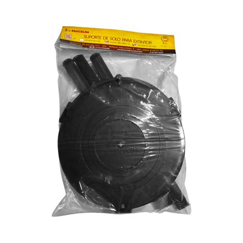 SUPORTE TRIPE DE PLASTICO DESMONTADO PARA EXTINTOR PQS 4KG E 6KG