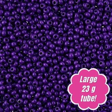 Size 11 Preciosa Terra Intensive Purple Czech Seed Beads Eureka Crystal Beads