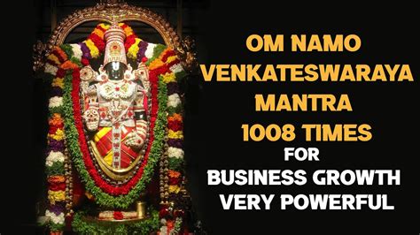 Om Namo Venkateswaraya Chanting Very Powerful Sri Venkatesa