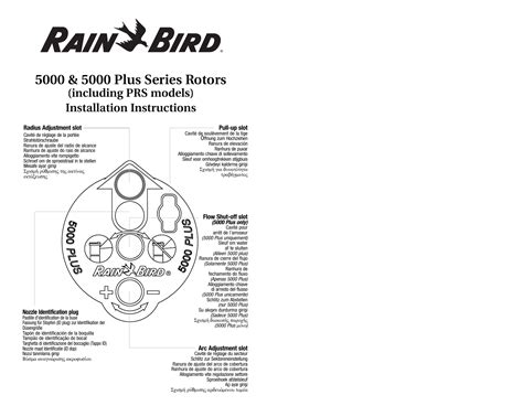 Rain Bird 5000 Plus Manual