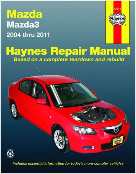 Mazda 3 Haynes 61012 Autobooks