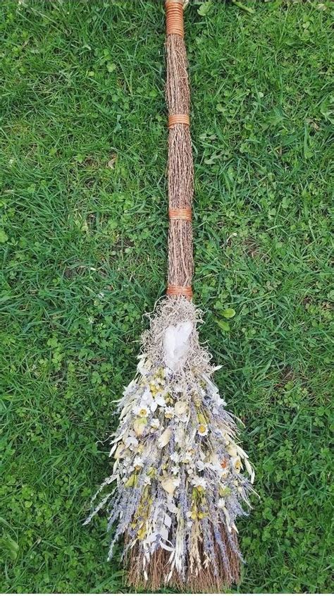 Witch Broom Floral Broom Altar Broom Witch Besom Floral Besom Dried