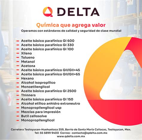 Química Delta S A de C V