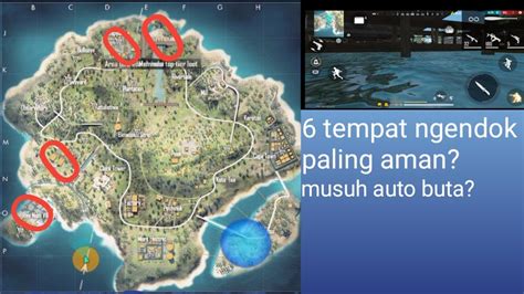 6 Tempat Ngendok Teraman Di Bermuda Musuh Auto Buta FREE FIRE