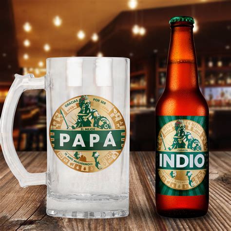 Etiqueta Cerveza Indio Cerveza India Papá Te Amo