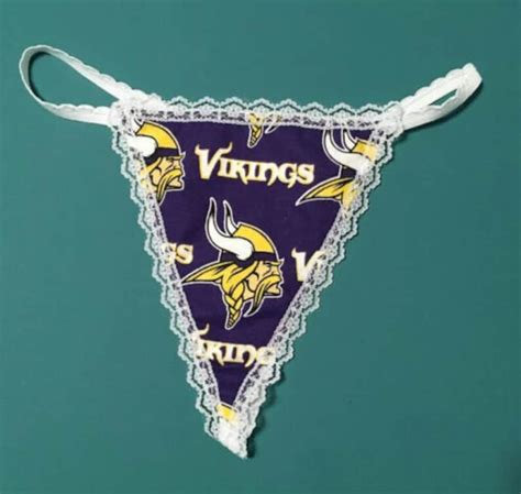 Womens MINNESOTA VIKINGS String Thong Panty Lingerie Underwear Etsy