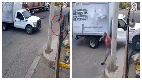 Hombre Se Salva De Ser Atropellado Por Una Camioneta En Tijuana Unotv