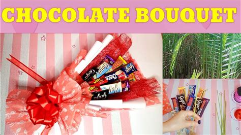 DIY SIMPLE CHOCOLATE BOUQUET MERLY DIYS YouTube