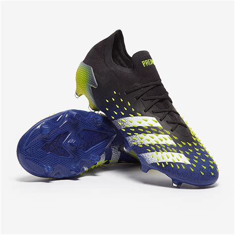 Adidas Predator Freak Low Fg Blue Core Black White Solar Yellow