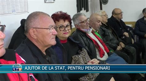 AJUTOR DE LA STAT PENTRU PENSIONARI RTS