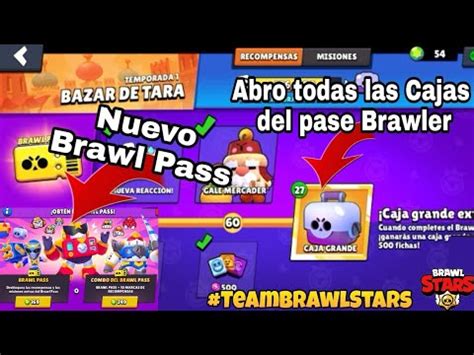 Abriendo Cajas Del Brawl Pass YouTube