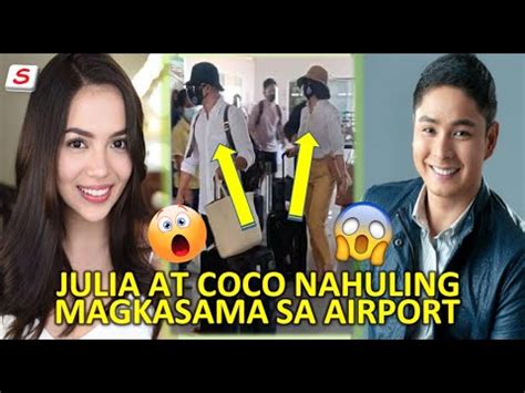 HULI KAYO Coco Martin At Julia Montes Magkasamang Lumipad Papuntang