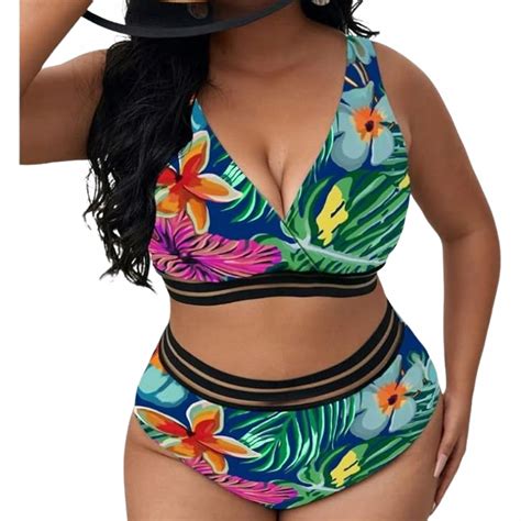 Strój kąpielowy dwuczęściowy damski bikini egzotyczny z wysokim stanem Cena Opinie