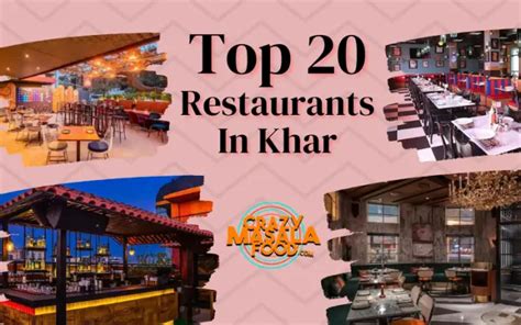 Top 20 Restaurants In Khar Crazy Masala Food