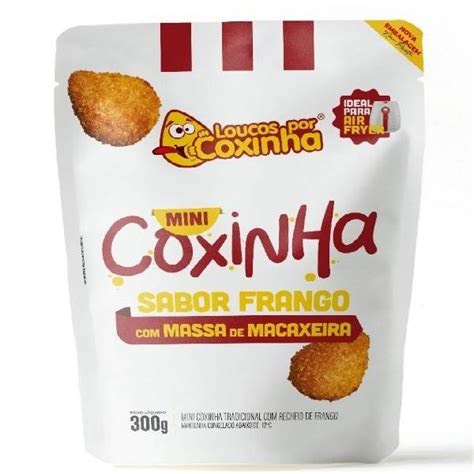 Coxinha Mini Loucos Por Coxinha Frango Pocket G Megga Distribuidora