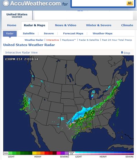 Accuweather Com United Stats Weather Radar 2feb2014 Renés Pointsrenés Points