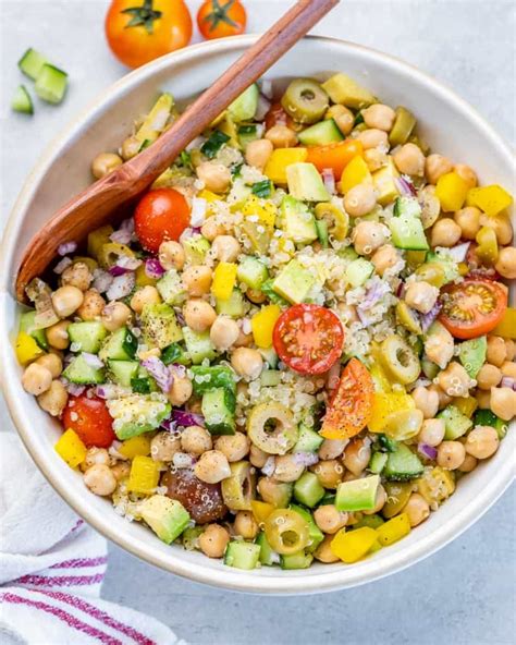 Chickpea Cucumber Quinoa Salad - Healthy Fitness Meals