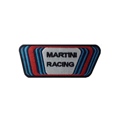 0930 Embroidered Badge Patch Sew On 12X5 MARTINI RACING Patcholand