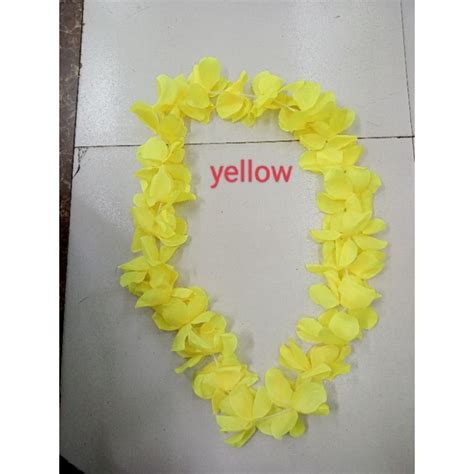 Hawaiian Garland Lei Available Also 4in1 Set Rainbow Color Only