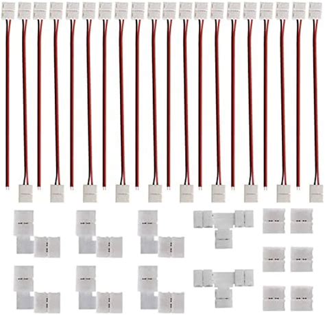 Gtiwung Pcs Connettore Luci Strip Led Connettori Strisce Led Spina