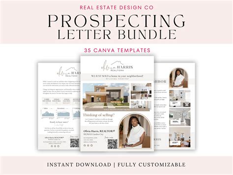 Real Estate Prospecting Bundle Farming Letter Bundle Lead Generation