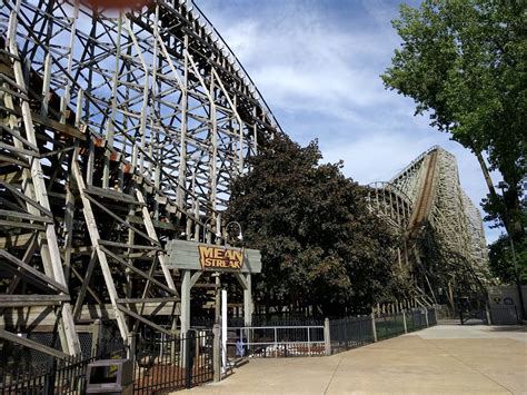 Cedar Point Mean Streak Mean Streak Was A Wooden Roller Flickr