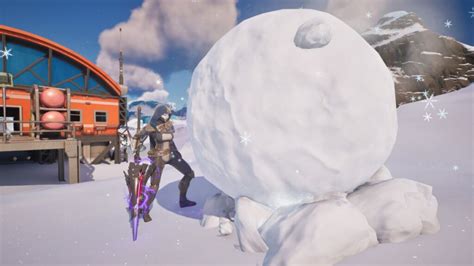 Cómo esconderse en una bola de nieve gigante en Fortnite para Winterfest