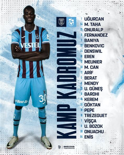 Trabzonspor Un Pendikspor Ma Kamp Kadrosunu Belli Oldu Onuachu Ve